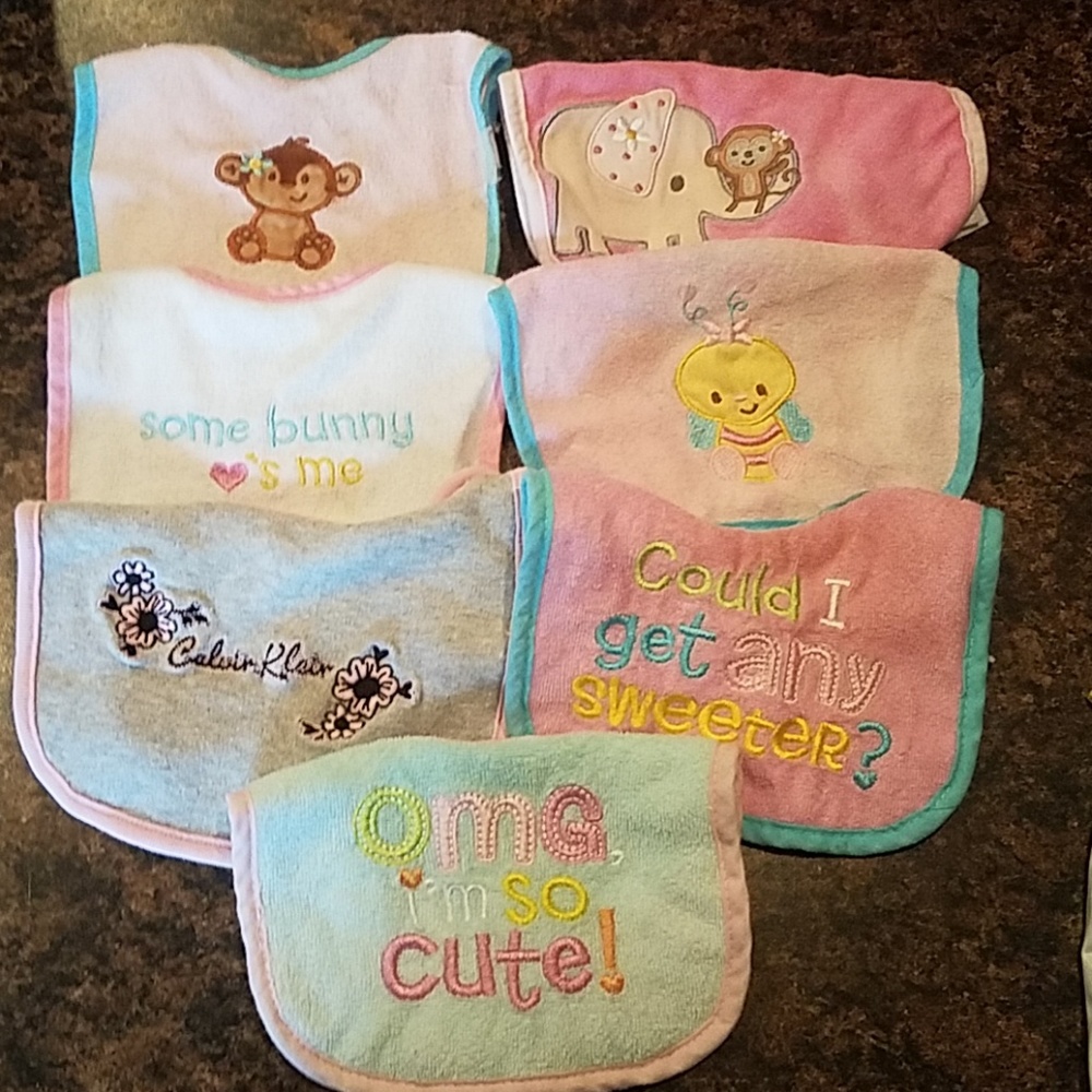 Baby girl Bib bundle